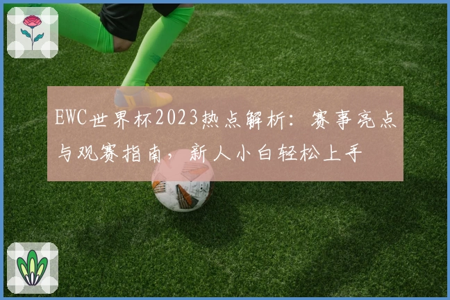 EWC世界杯2023热点解析：赛事亮点与观赛指南，新人小白轻松上手